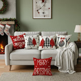 Christmas Santa Claus Printed Cushion Cover