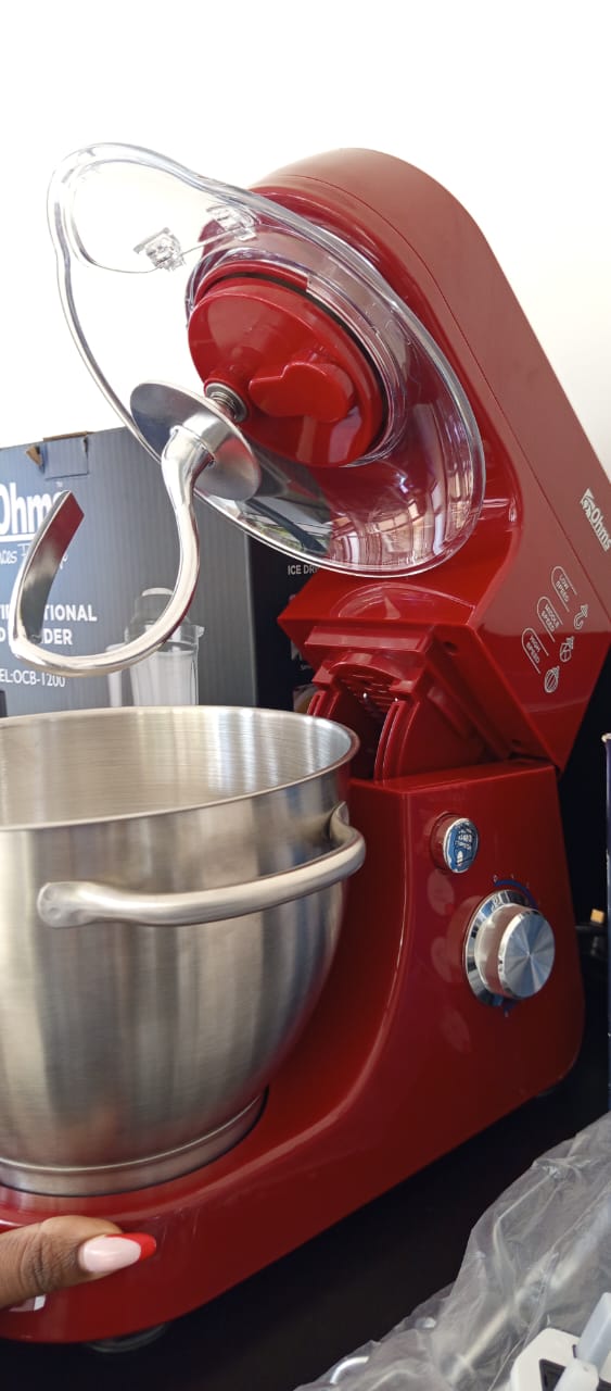 Stand Mixer with 6+ Pulse Speed, Stainless Steel Bowl and Tilt-Head Design