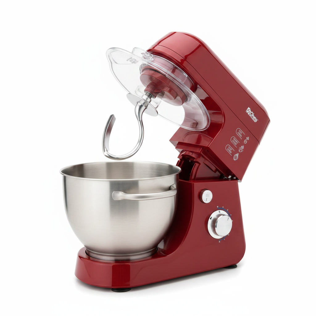 Stand Mixer with 6+ Pulse Speed, Stainless Steel Bowl and Tilt-Head Design