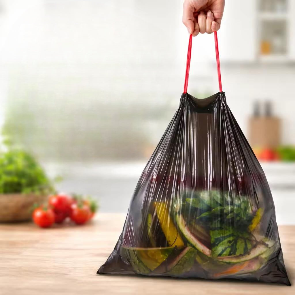 100 Piece Drawstring Trash Bags