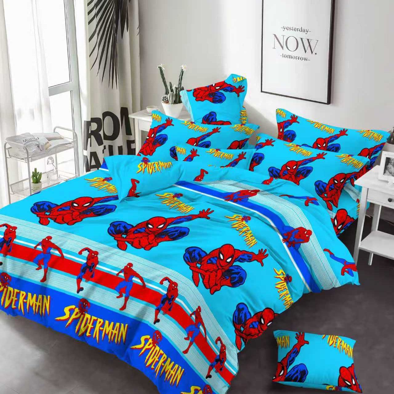 Cartoon Themed Kids Bedsheets Set
