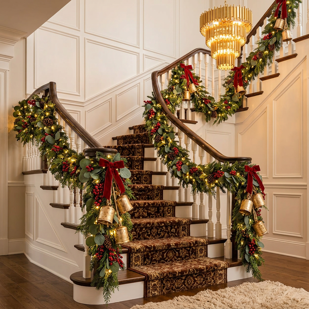 270cm Christmas Garland with 50 LED Lights
