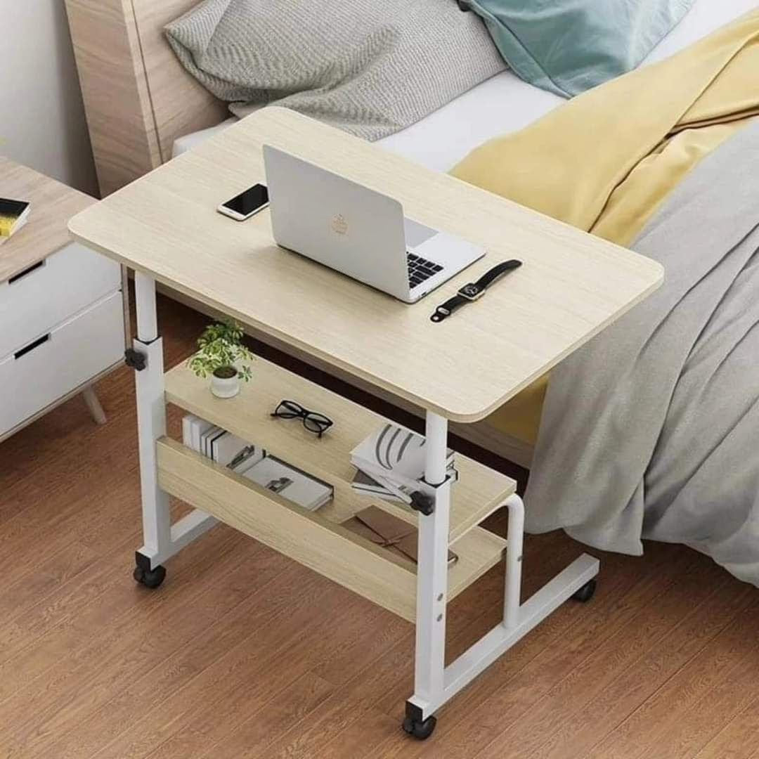 Adjustable Laptop Table With Wheels