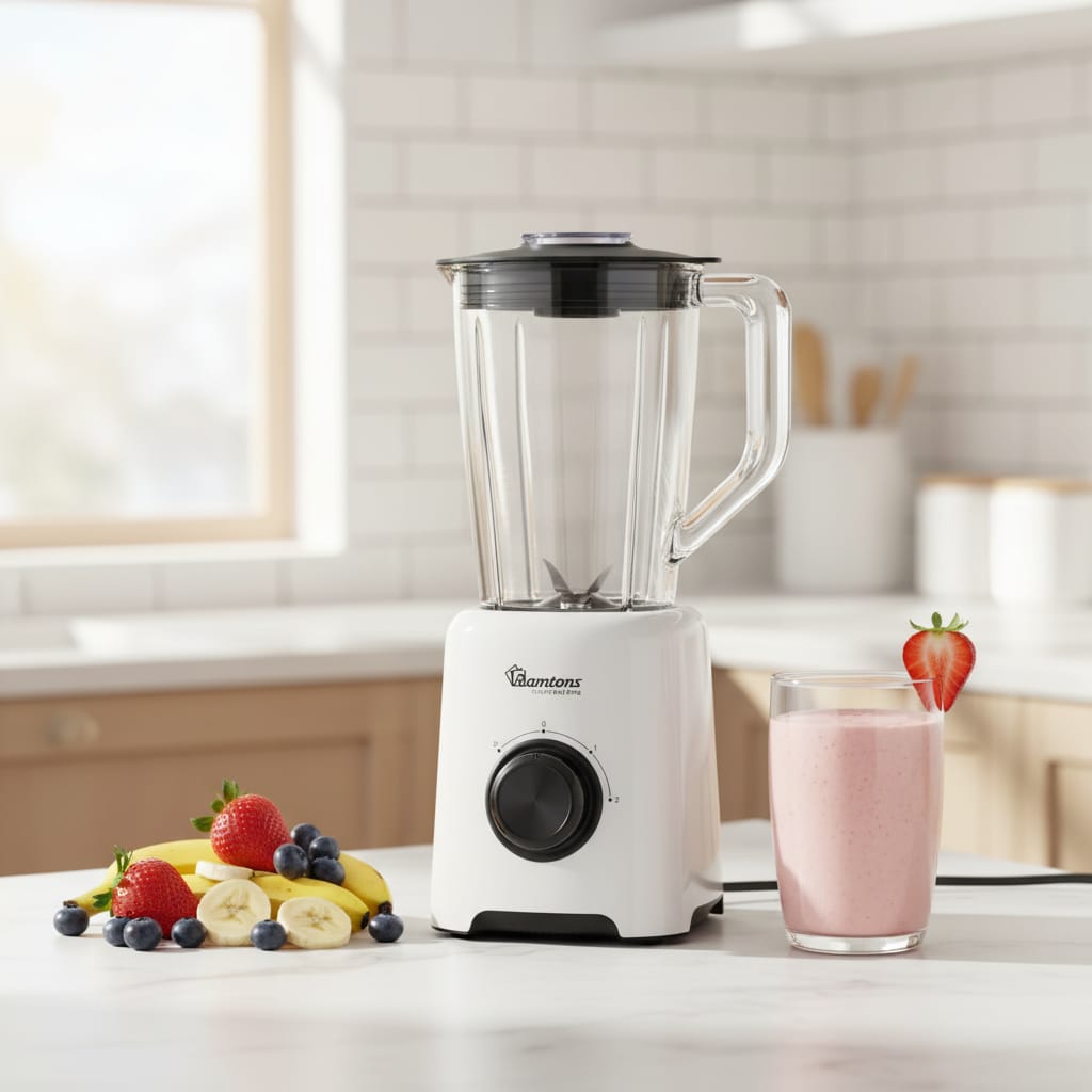 Ramtons 1.5 litre two speed blender with mill and measuring cup