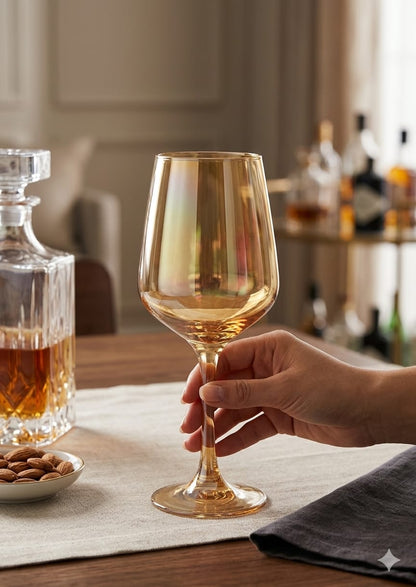 Gold  Wine Glass