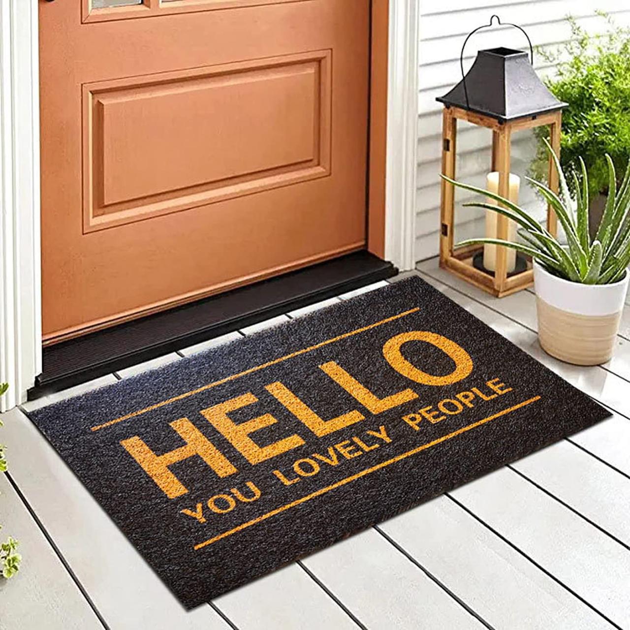 PVC Welcome Doormat 40 x 60 cm