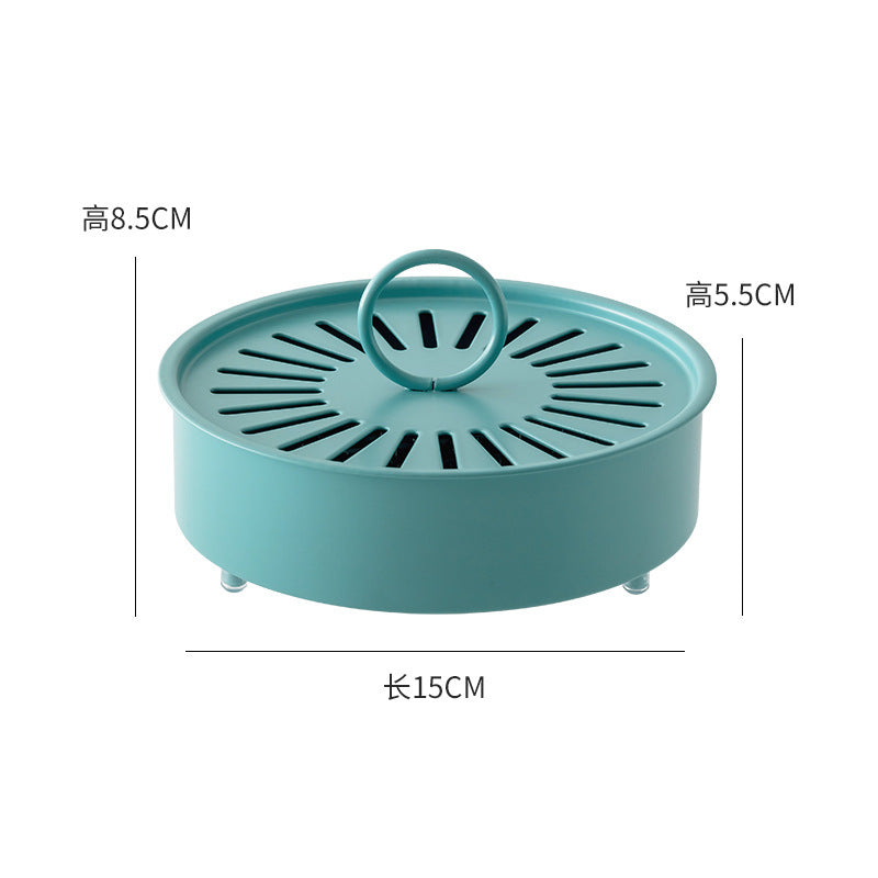 Iron Mosquito-Repellent Incense Box with Cover