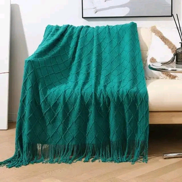 Knitted Throw Blanket