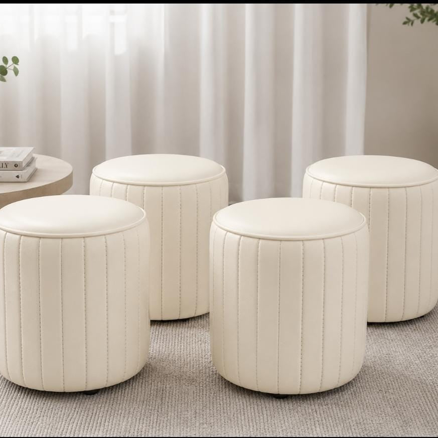 Multipurpose PU Leather Footstool 30 cm