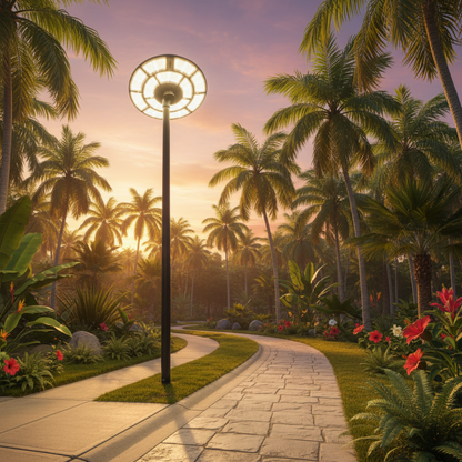 Solar Round Street Light - 1000w