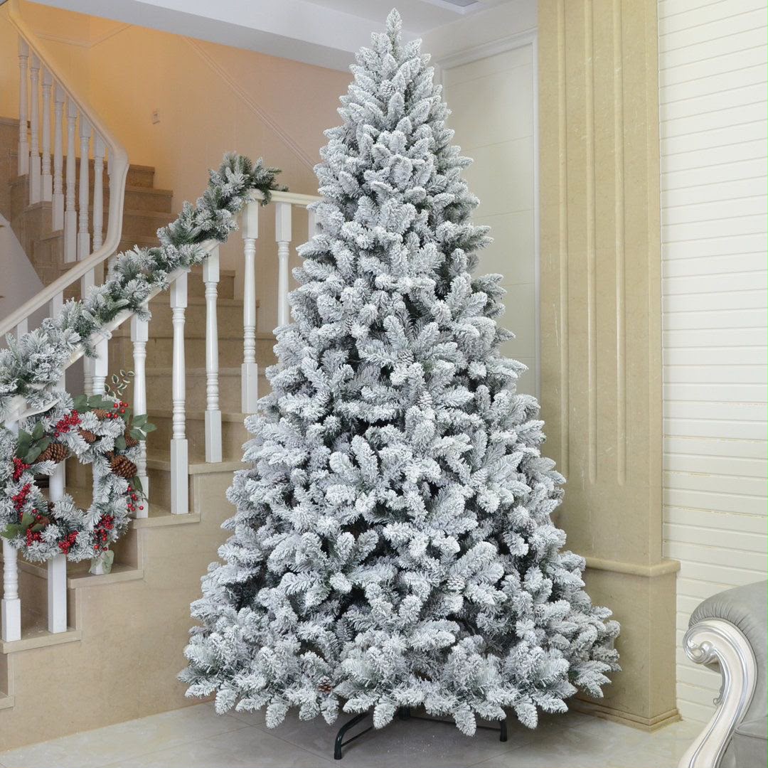 Snow Flocked Christmas Tree