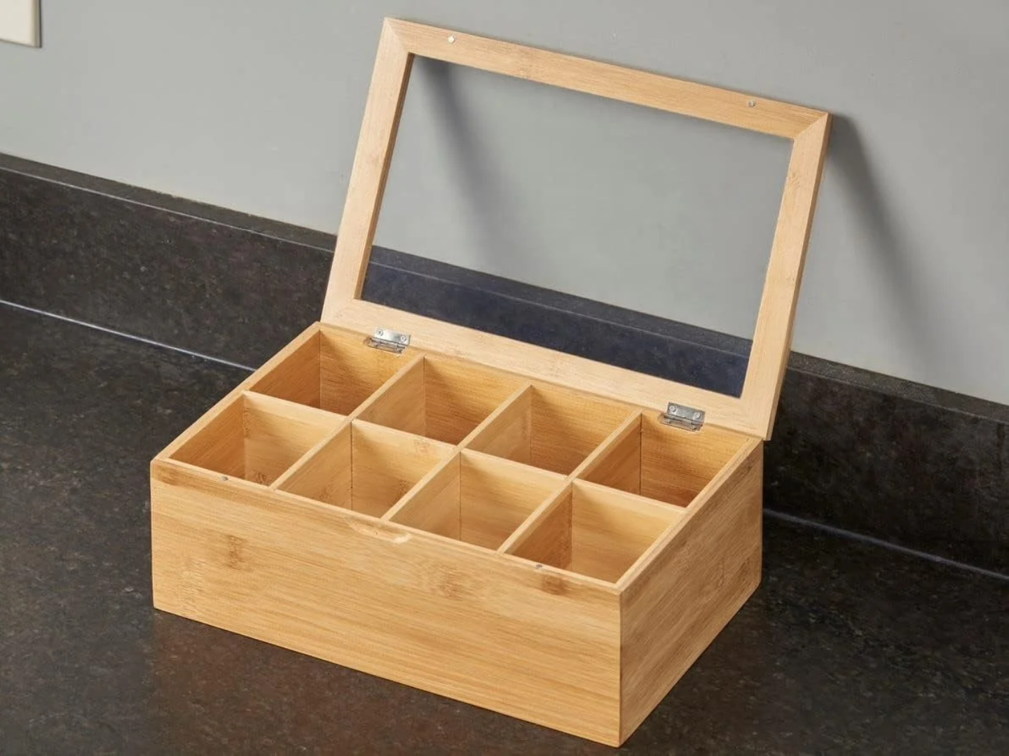 8-Compartment Tea Organizer