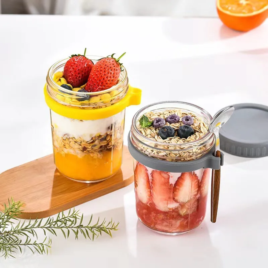 4pcs Set Overnight Oats Jars