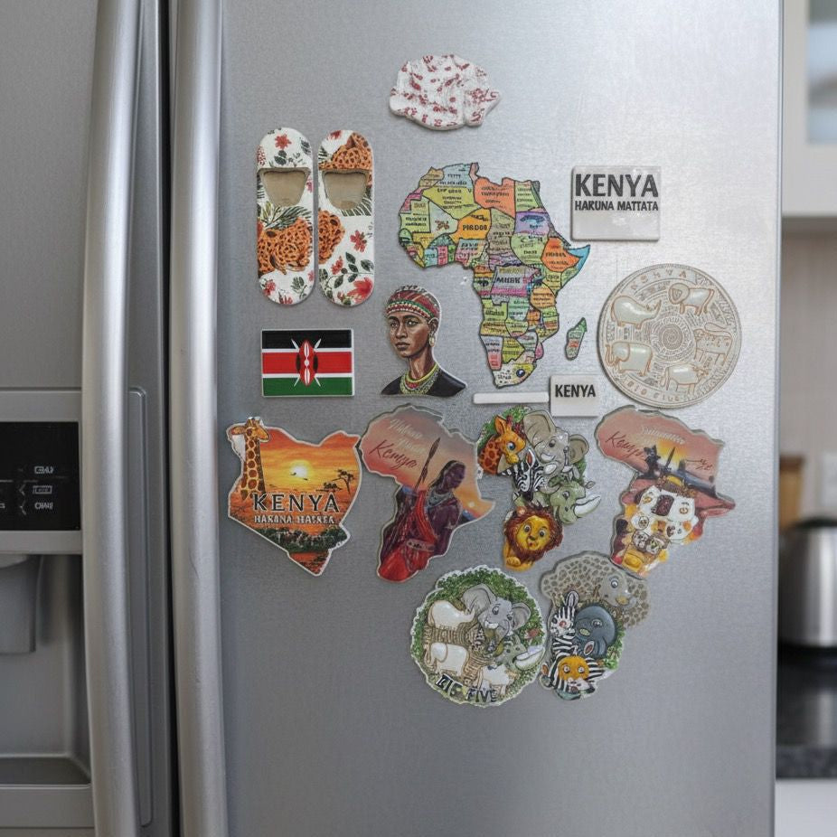 Africa Heritage Magnet Fridge Décor Cultural Souvenir