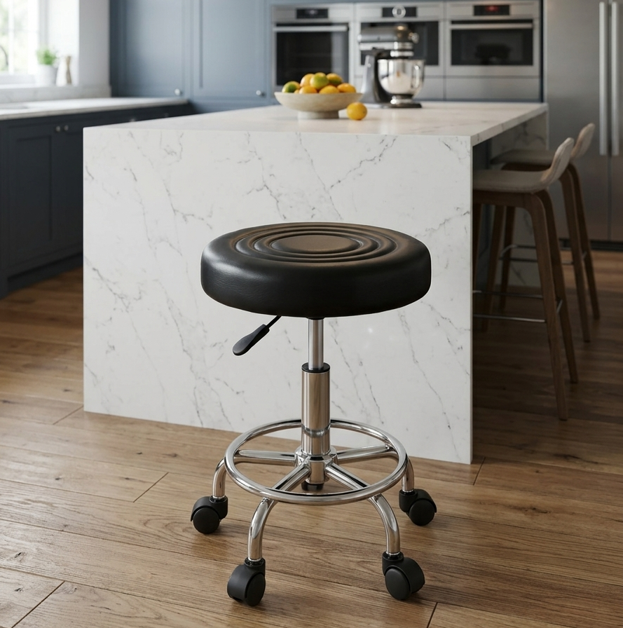 Adjustable Hydraulic Rolling Stool