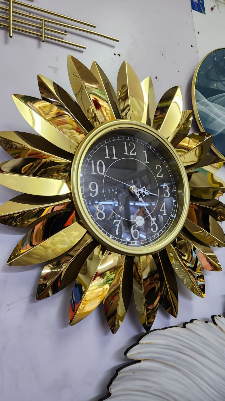 Handcrafted Sunburst Wall Clock