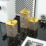 3 in 1 Transparent Acrylic Storage Jars