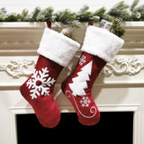 3pcs Christmas Stocking Socks Decorations