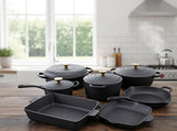11-Piece Cast Iron Cookware Set