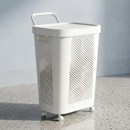 Rolling Laundry Hamper With Lid