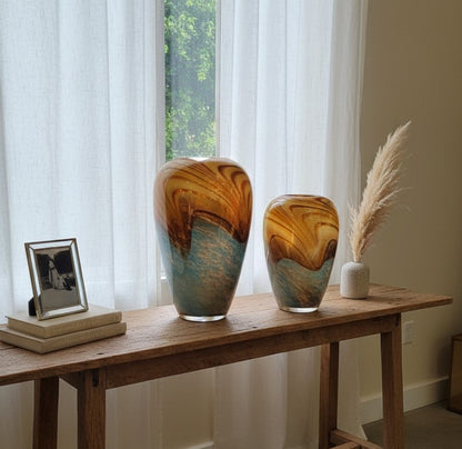 Handcrafted Decorative Glass Vase