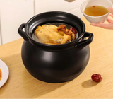 Black Ceramic Cooking Pot