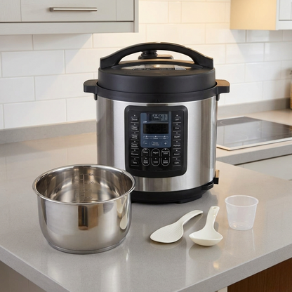 6L Electric Pressure Cooker – Stainless Steel Pot
