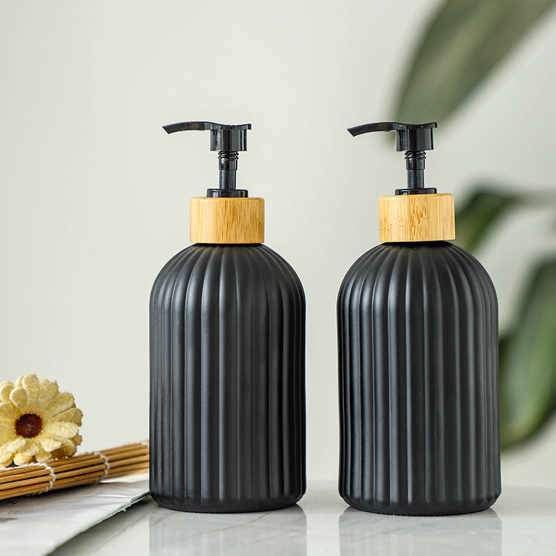 Glass Lotion And Soap Dispenser