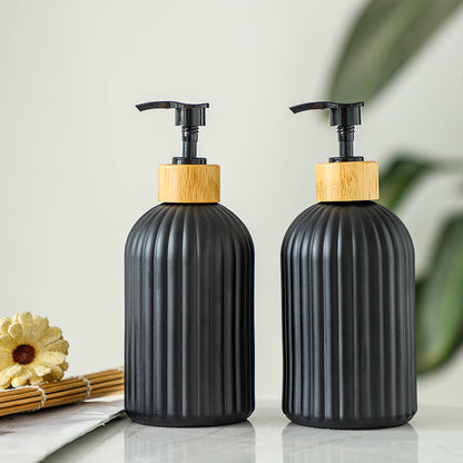 Glass Lotion And Soap Dispenser
