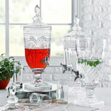 Thick Clear Glass 3L Juice Dispenser