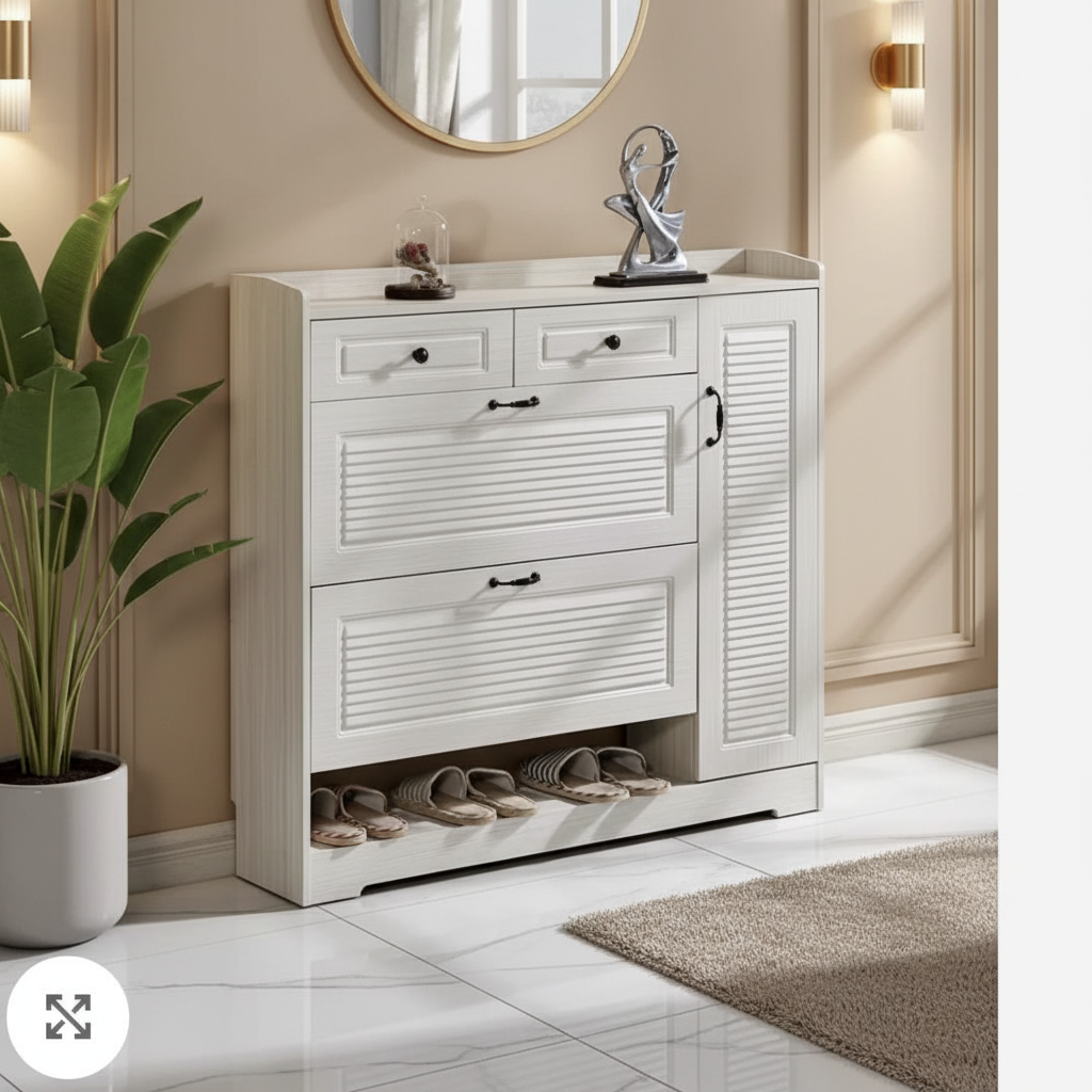 Bucket Flip Shoe Cabinet