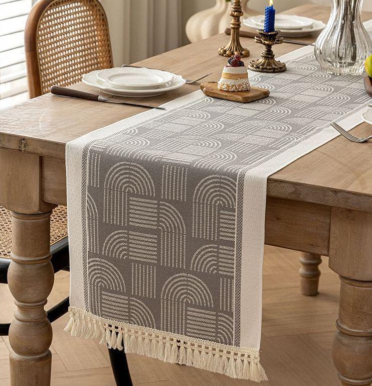 Premium table runner measuring 35x240cm for elegant dining table and home décor styling