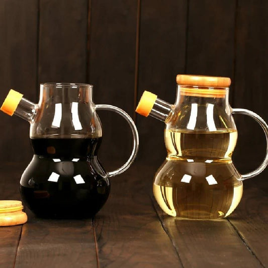 400ml Creative High Borosilicate Glass Oil and Vinegar Jar