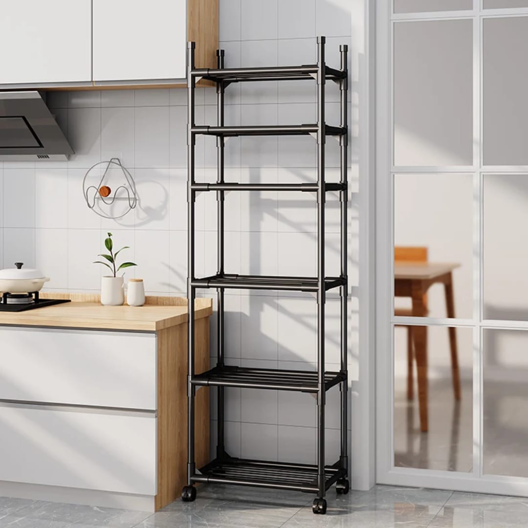 Kitchen Storage Rack with Wheels