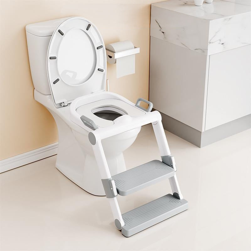 Kids toilet training seat with ladder