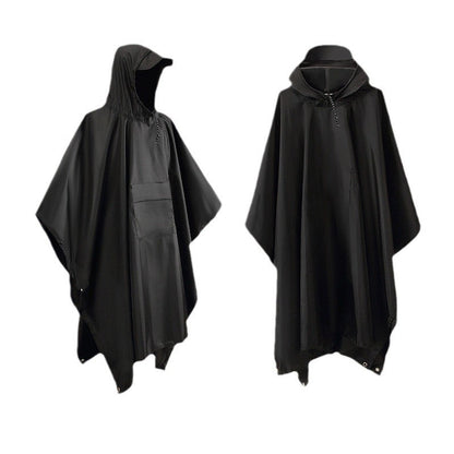 Adult Rain Poncho With Cap