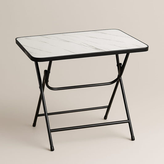 Foldable rectangular wooden table, 120cm long, 60cm wide, and 70cm high, suitable for indoor and outdoor use
