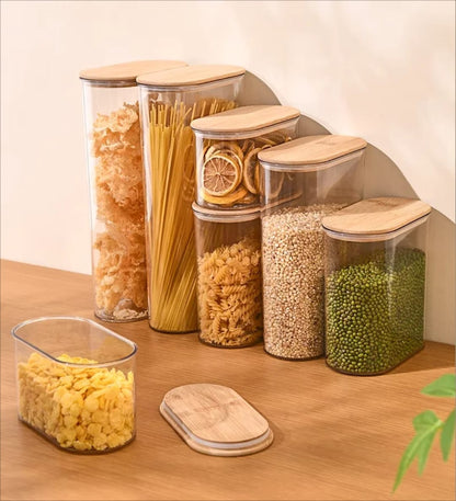 4pcs Acrylic Storage Containers Set