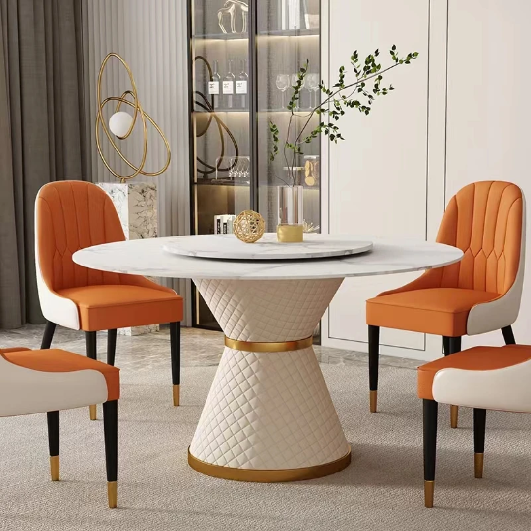 Office Reception/Kitchen Set (4 Chairs + 1 Table)