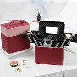 2-Tier Makeup and Cosmetic Storage Box