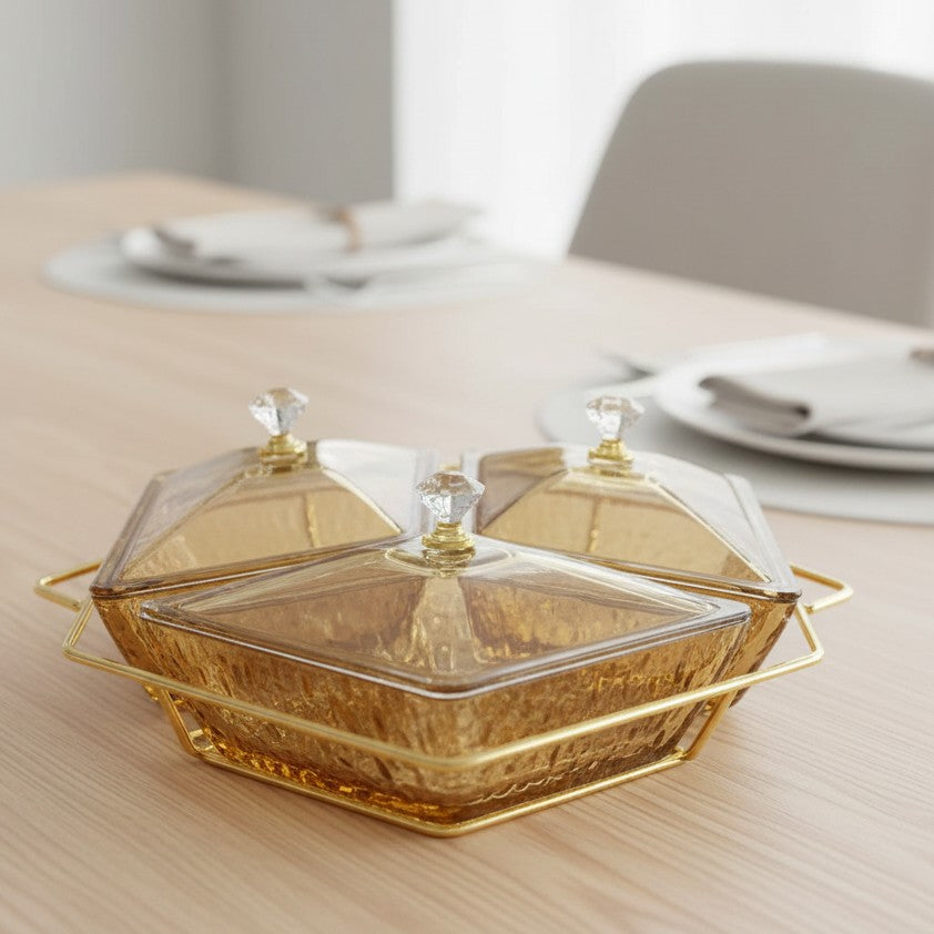 Diamond Shaped Acrylic Dish