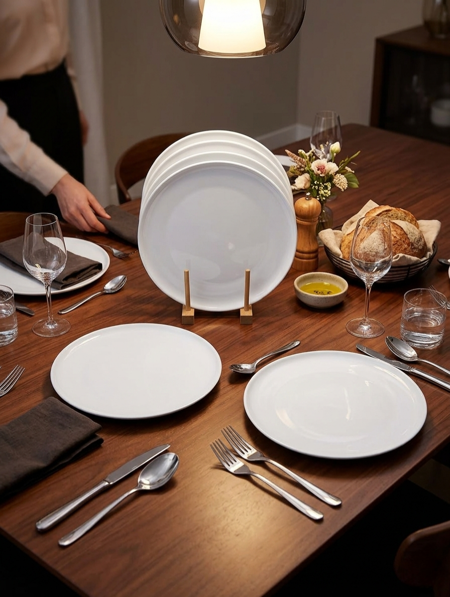 6Pcs 10.5 Inch Ceramic Dinner Plates
