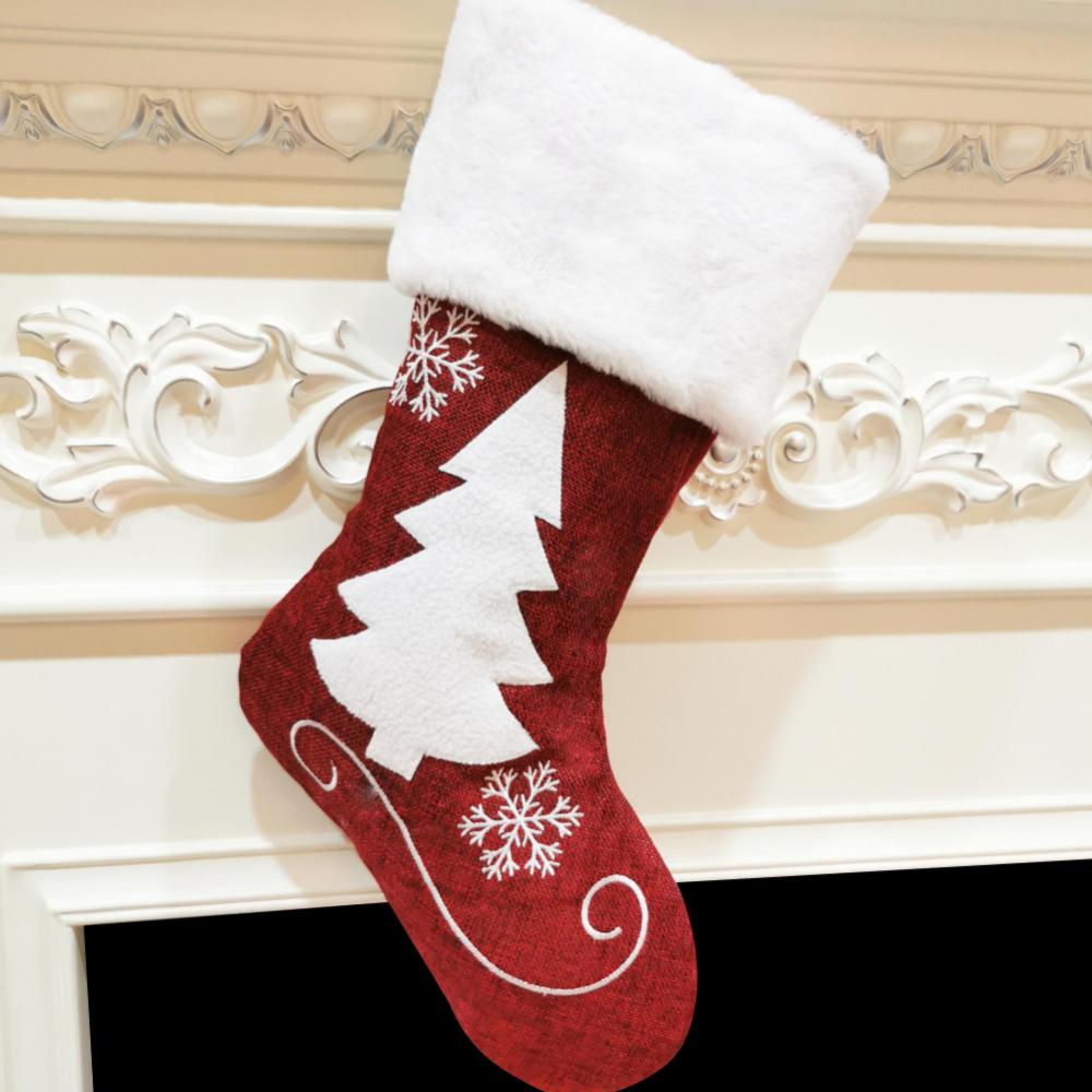 3pcs Christmas Stocking Socks Decorations