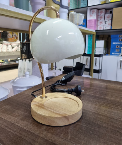 Electric Candle Warmer with Wooden Base