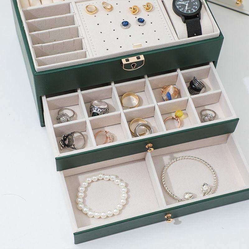 Multi-Layer Jewelry Organizer Case
