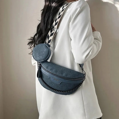 Laced With Love Crossbody Bag – Blue, Brown, Pink Stylish and Lightweight Everyday Bag
