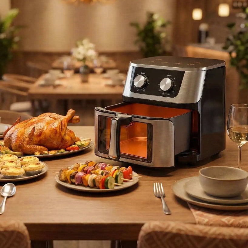 12L Air Fryer with Dual Heating Elements