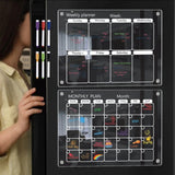 2pc Magnetic Fridge Planner