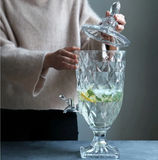 Thick Clear Glass 3L Juice Dispenser