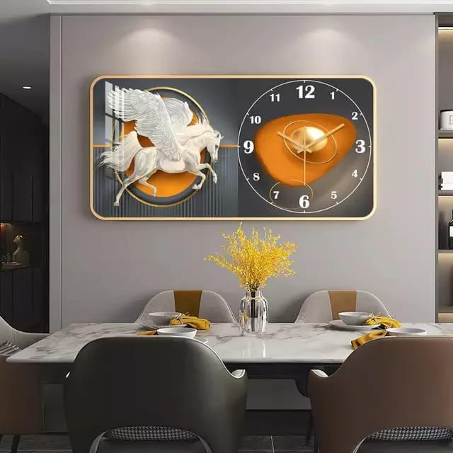 Porcelain Decorative Wall Clock